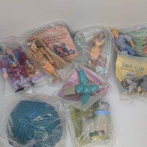 Lot of 1995 Burger King Pocahontas toys